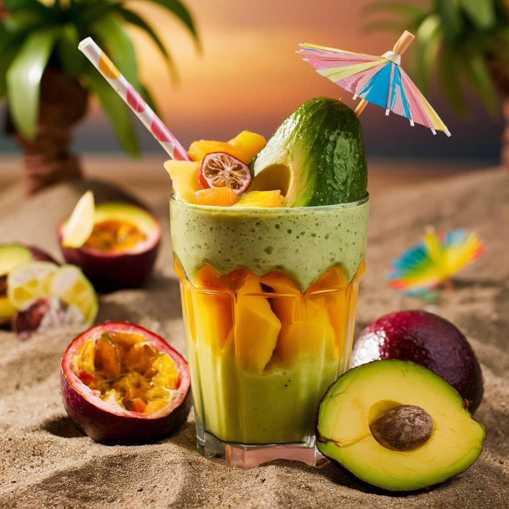 avocolada tropical smoothie recipe