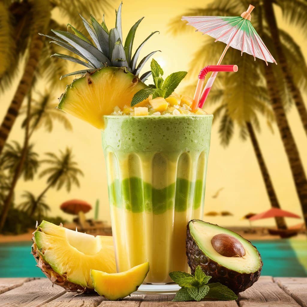 avocolada tropical smoothie