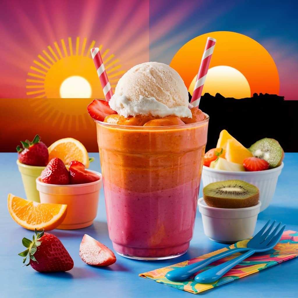 sunrise sunset smoothie