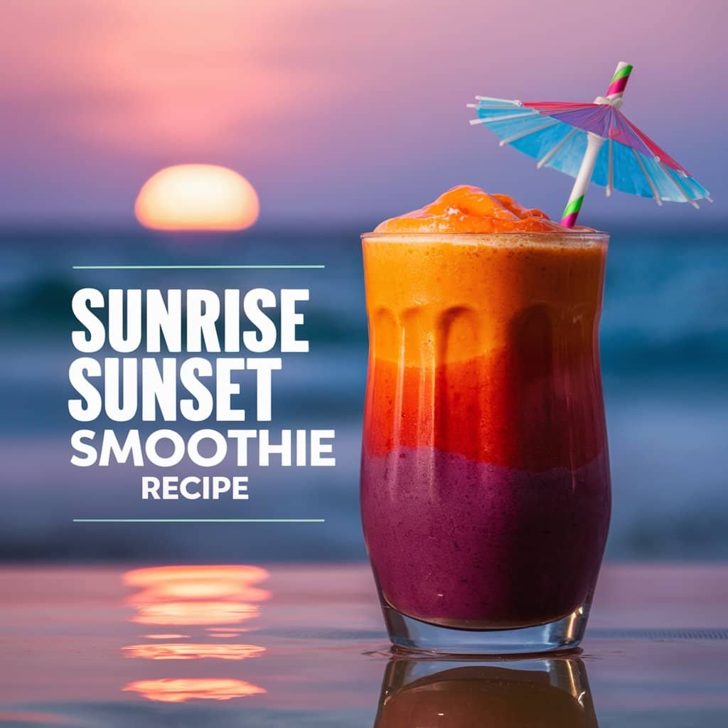 sunrise sunset smoothie recipe