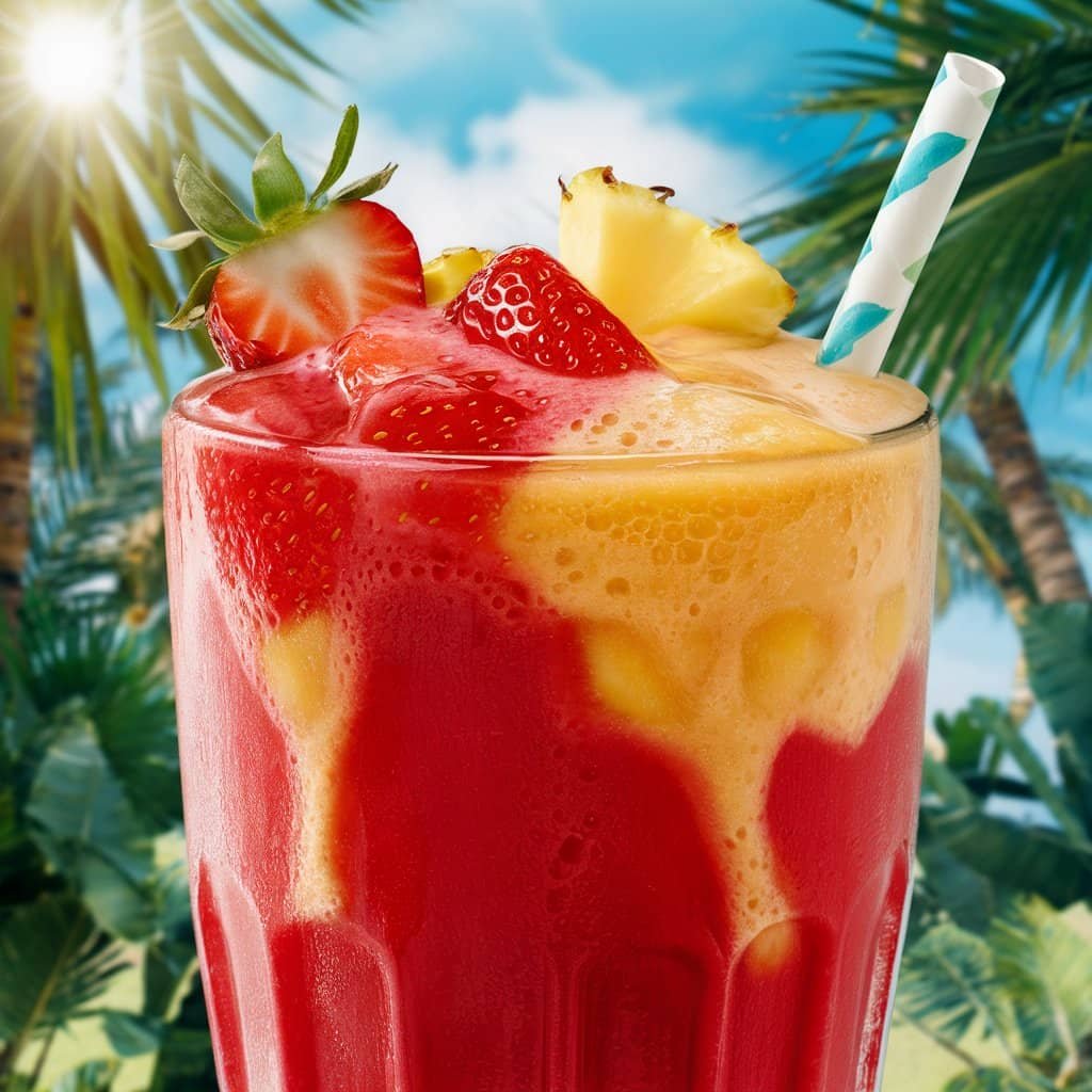 strawberry pineapple smoothie