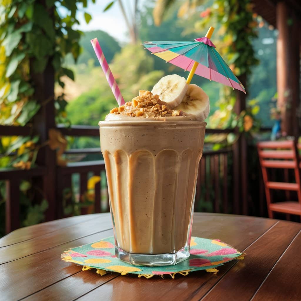 peanut banana smoothie