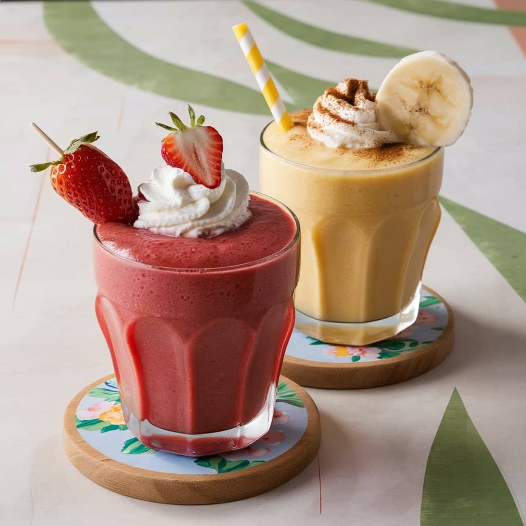 strawberry and banana smoothie